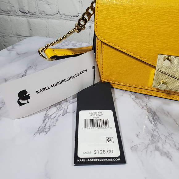 Karl Lagerfeld Crossbody | Color Mango - Picture 8 of 8